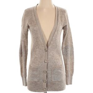 Club Monaco tan wool cardigan (small)